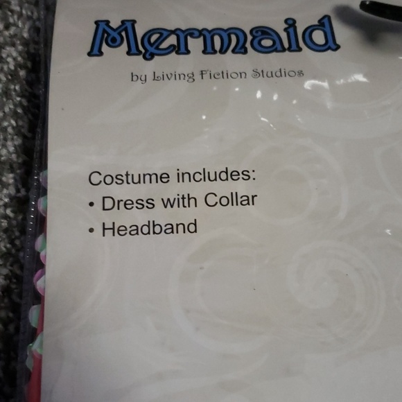 New! Girls Mermaid costume! Small 4-6 - Picture 6 of 8